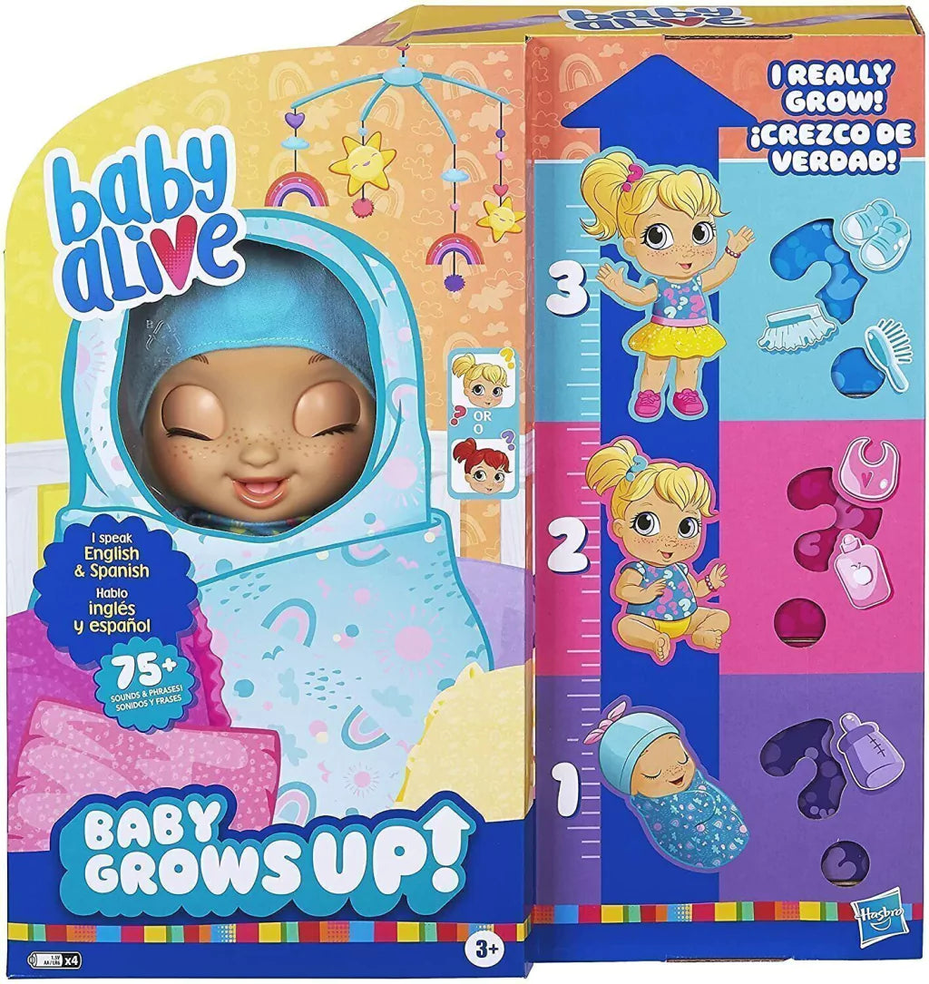 Baby Alive Crece de Verdad – muñeca interactiva que crece 10 cm | +3 años