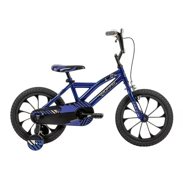 Bicicleta Infantil Huffy MOD X Rodada 16 – Azul con Llantas de Entrenamiento