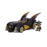 DC x Sonic the Hedgehog - Batimóvil con Shadow como Batman (Figura de 2.5 Pulgadas)