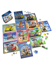 Paw Patrol Rompecabezas 12 en 1 (Cardinal)