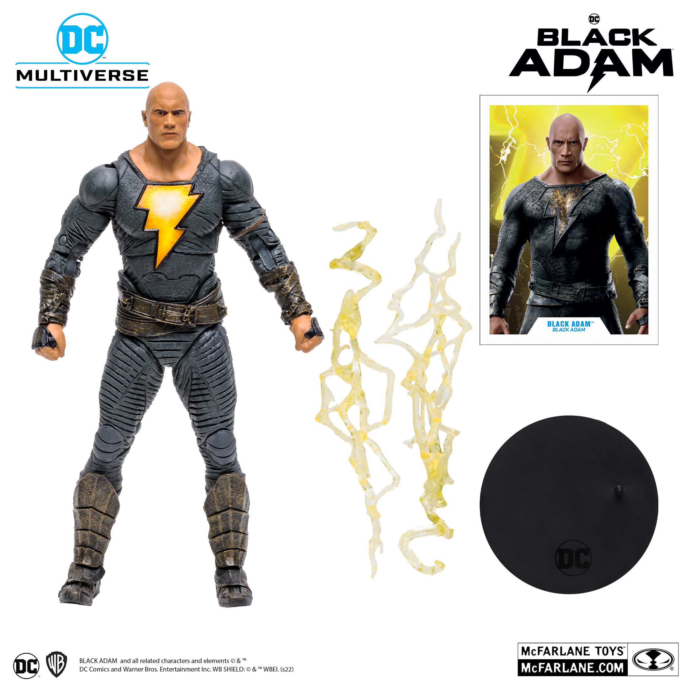 DC Multiverse Black Adam Figura de Acción 18 cm (Película)