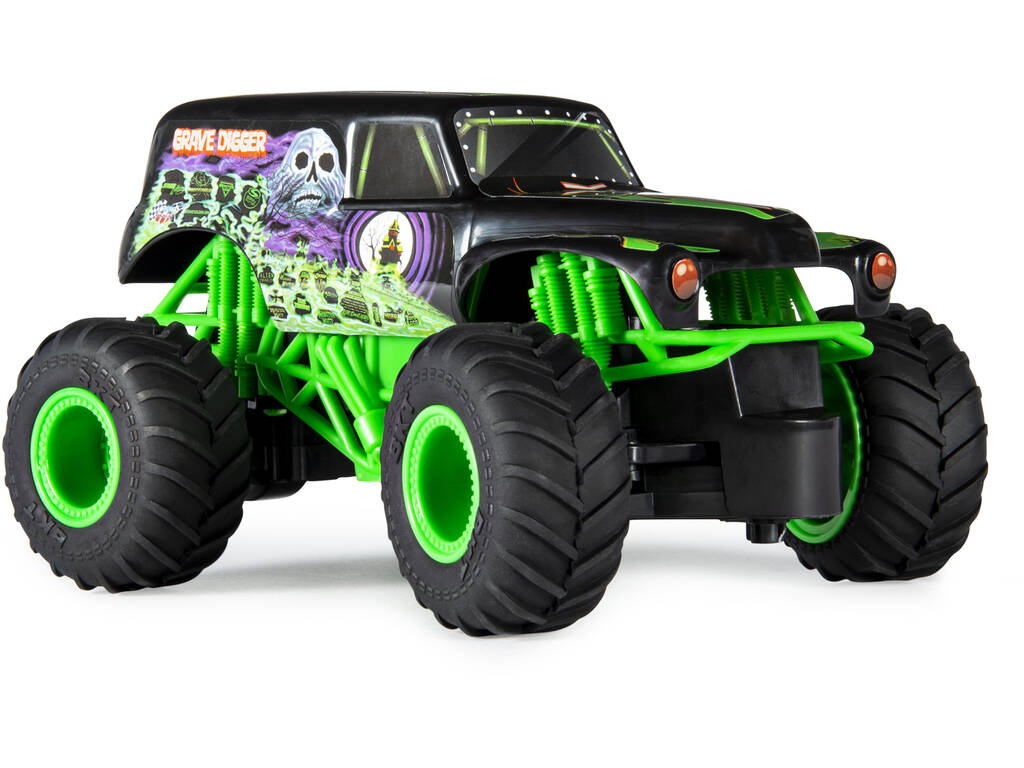 Monster Jam Grave Digger – camión monstruo a radio control 2.4 GHz | 4+ años