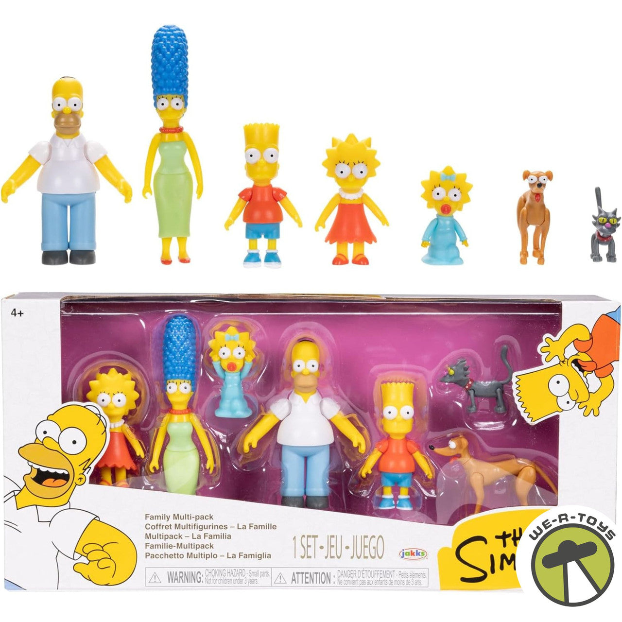 Los Simpson Pack Familiar 6.3 cm (2.5 pulgadas) — 7 Figuras