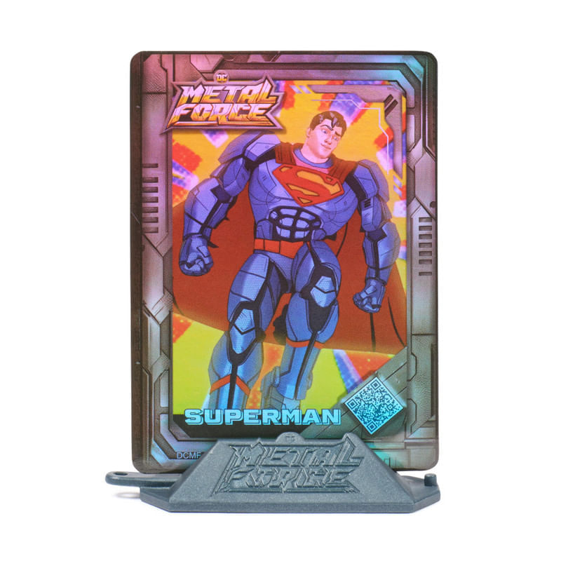 DC Metal Force Superman – figura coleccionable XL de 30 cm con acabado metálico | +4 años