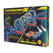 Turbomax Pista Multiloop Glow con Radio Control – 113 piezas