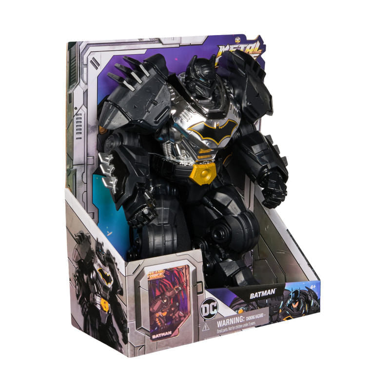 DC Metal Force Batman – figura coleccionable XL de 30 cm con acabado metálico | +4 años