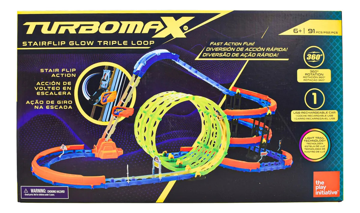 TURBOMAX VOLTEO EN ESCALERA