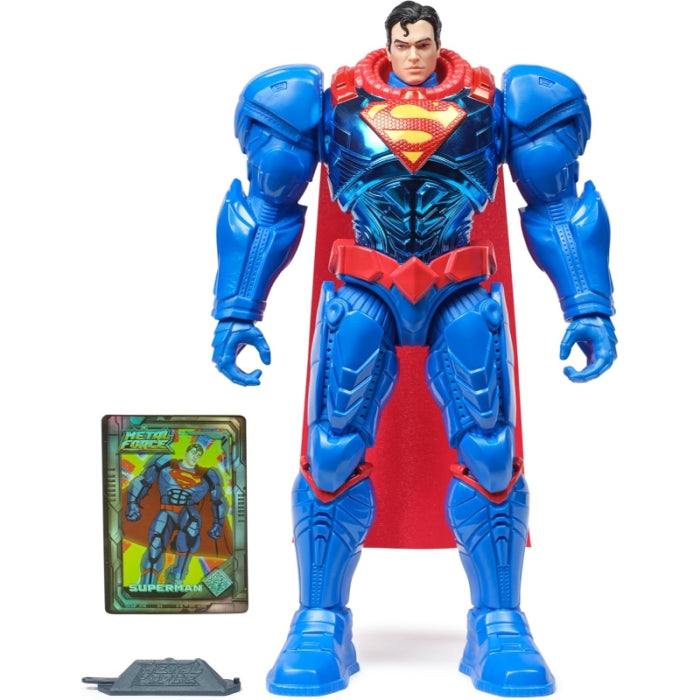 DC Metal Force Superman – figura coleccionable XL de 30 cm con acabado metálico | +4 años