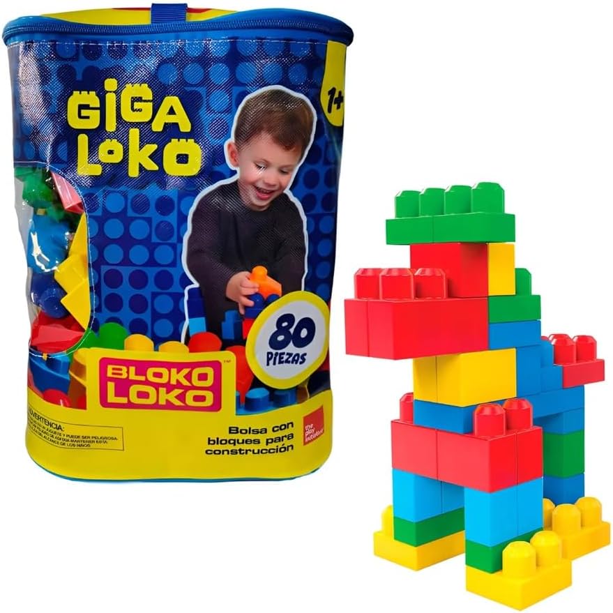 GIGA LOKO BLOKO LOKO NIÑO 80 PZAS