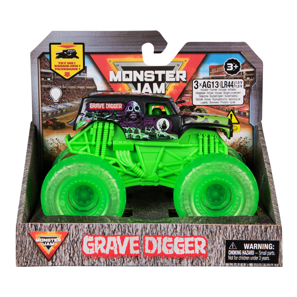 Monster Jam Camión con Ruedas Luminosas Escala 1:43 (Surtido)