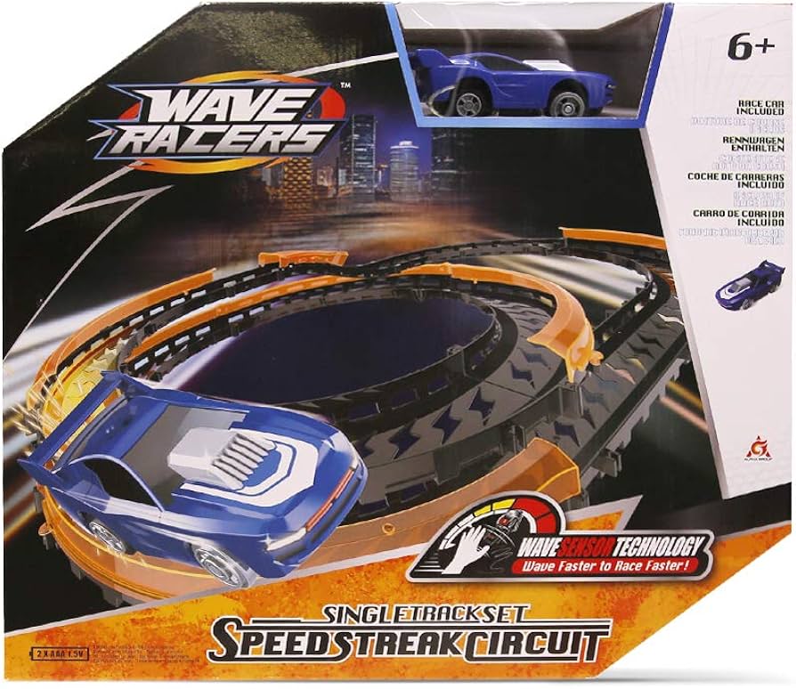 Wave Racers Conjunto de Pistas con Sensor de Ondas