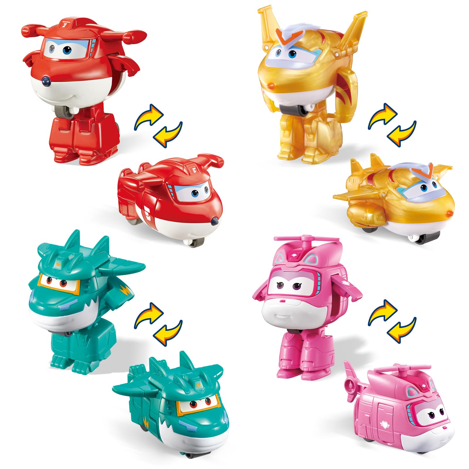 Super Wings Dizzy Vehículo de Construcción Transformable (281 piezas)