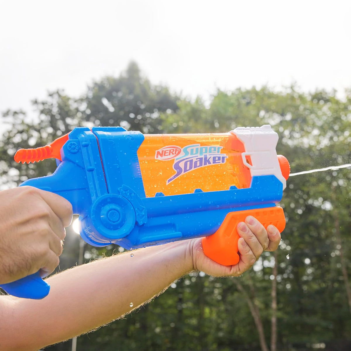 Nerf Super Soaker Flip Fill – juguete de agua para verano, llenado rápido de 4 chorros | +6 años