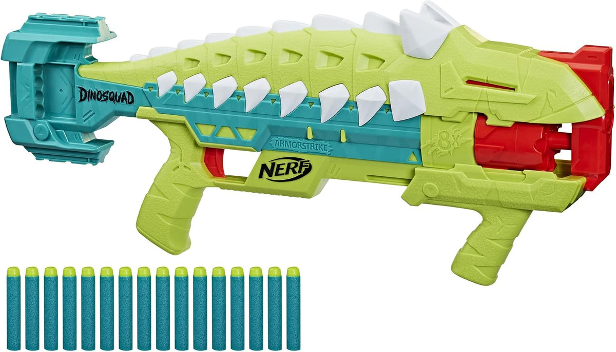 Nerf DinoSquad Armorstrike – juguete de espuma con diseño de dinosaurio | +8 años