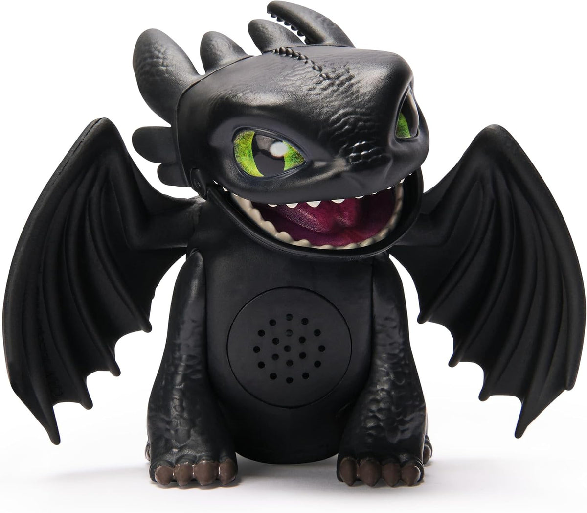 Mini dragón interactivo Roaring Minis Chimuelo con su empaque