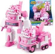 Super Wings Dizzy Vehículo de Construcción Transformable (281 piezas)