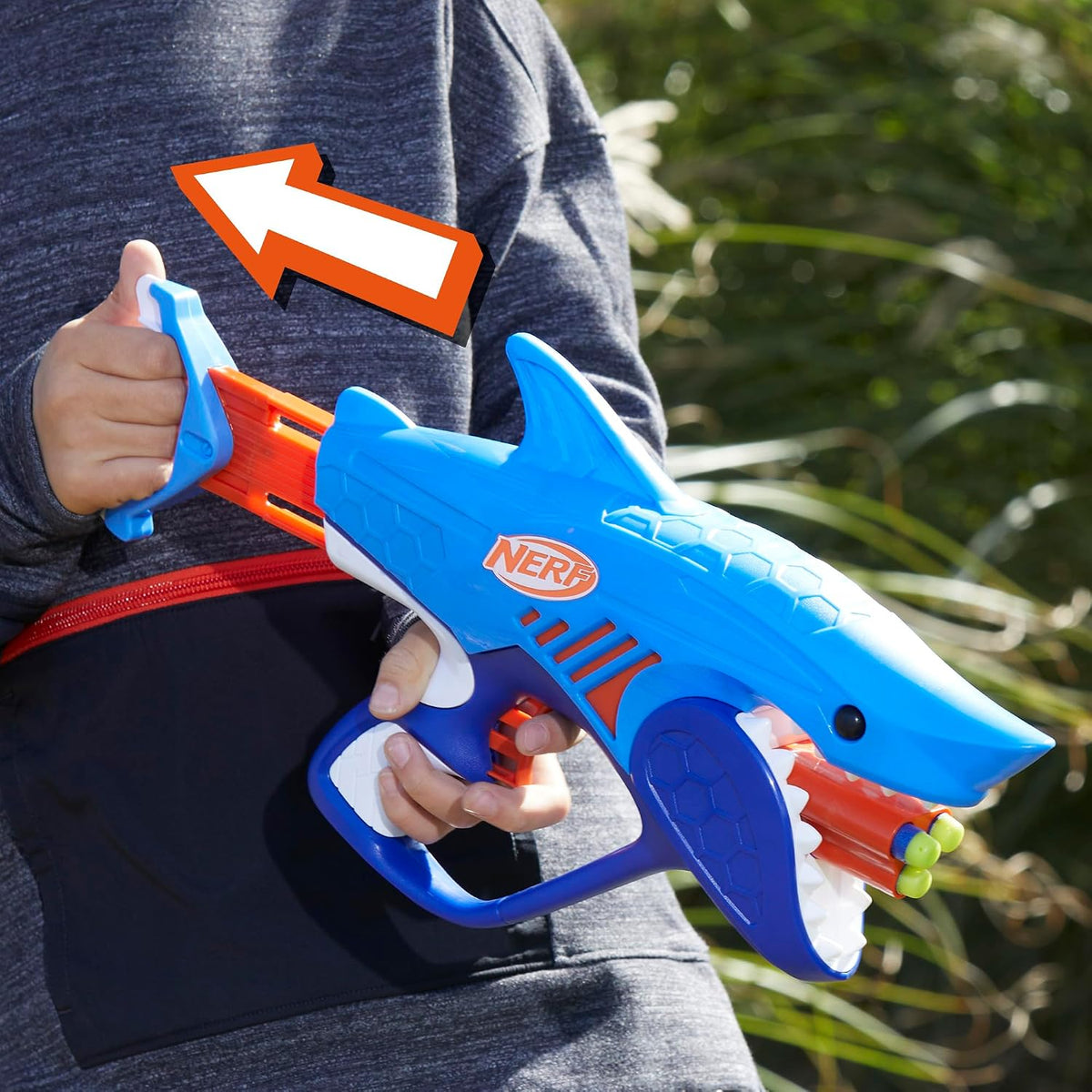 NERF TIBURON SALVAJE LANZADOR DE DARDOS