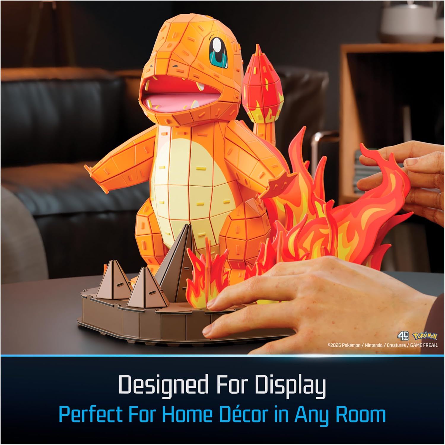 Charmander 4D Build de perfil