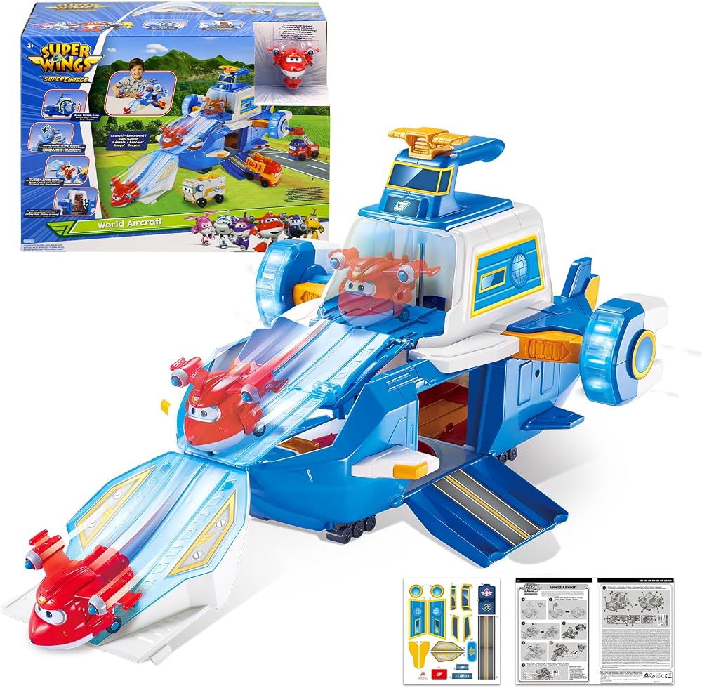 Super Wings Jett Vehículo de Construcción Transformable (293 piezas)