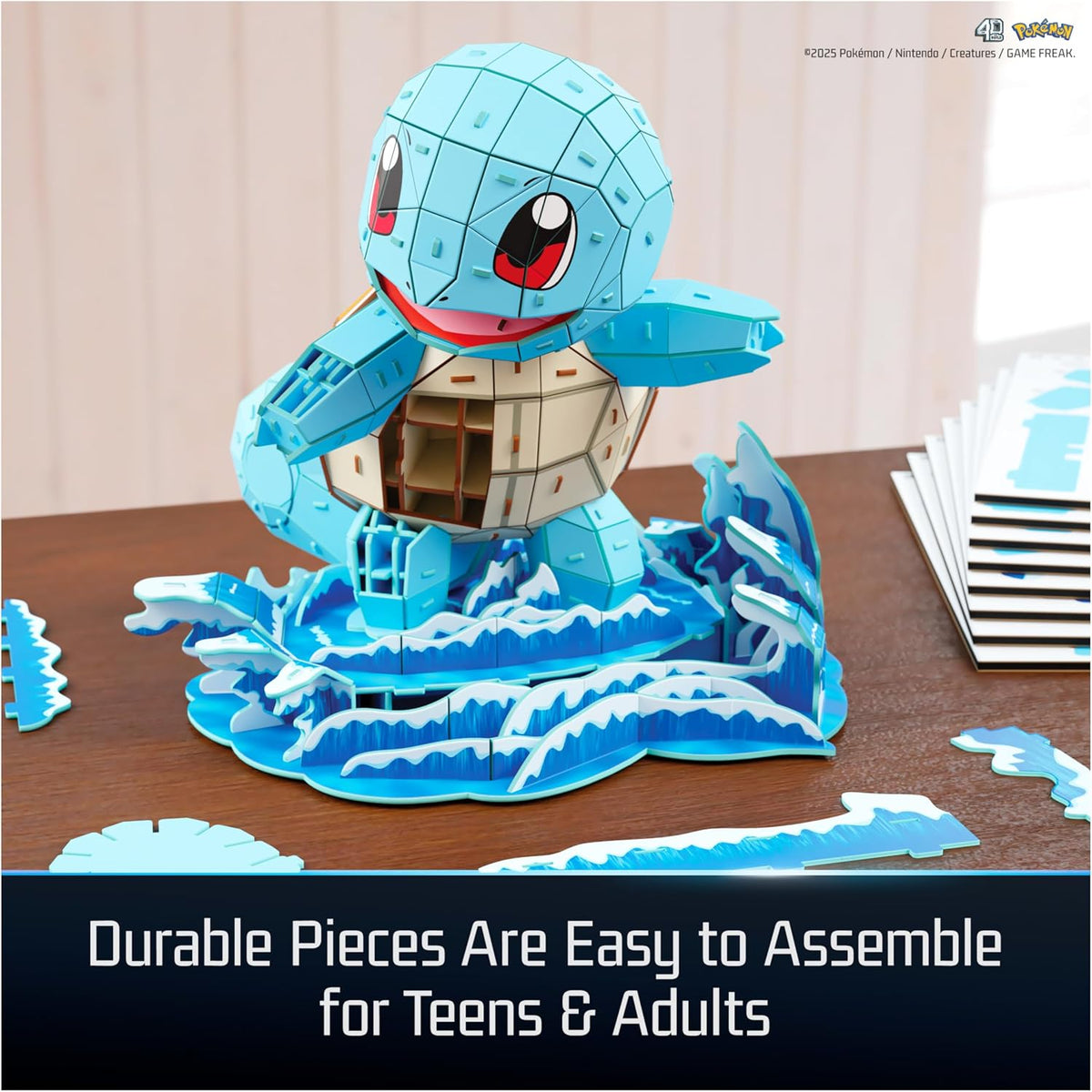 Squirtle 4D Build de perfil