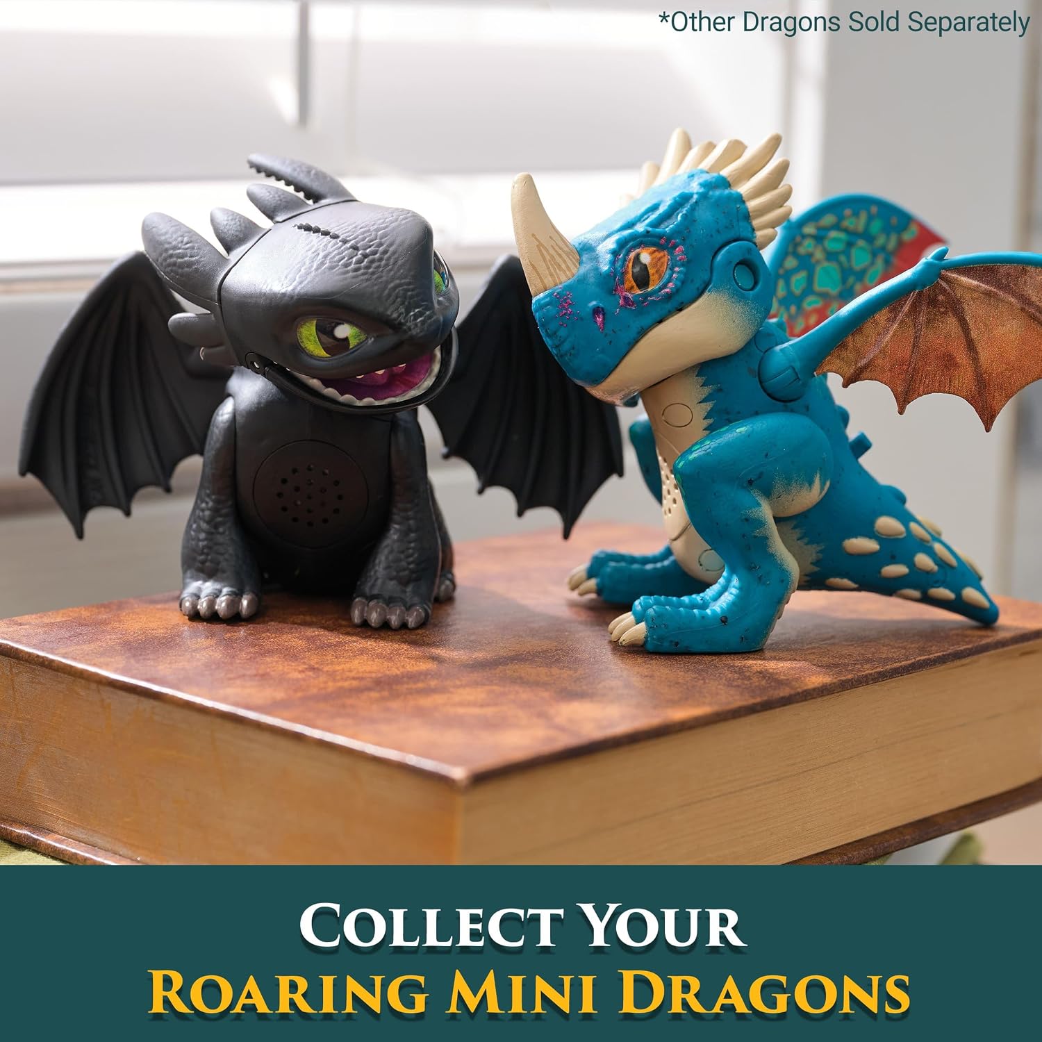 Tamaño del mini dragón comparado con una mano