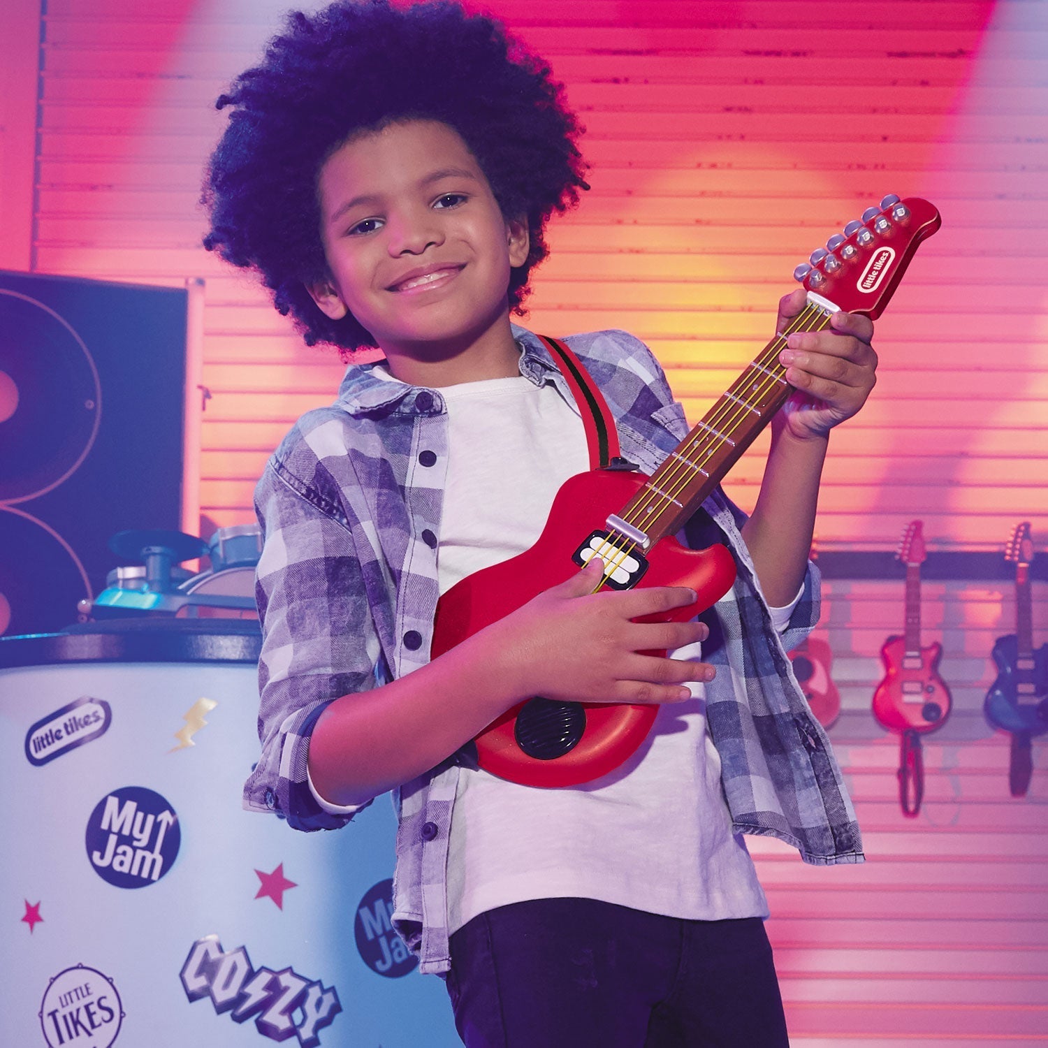 Little Tikes My Real Jam – guitarra eléctrica de juguete con Bluetooth | 3+ años