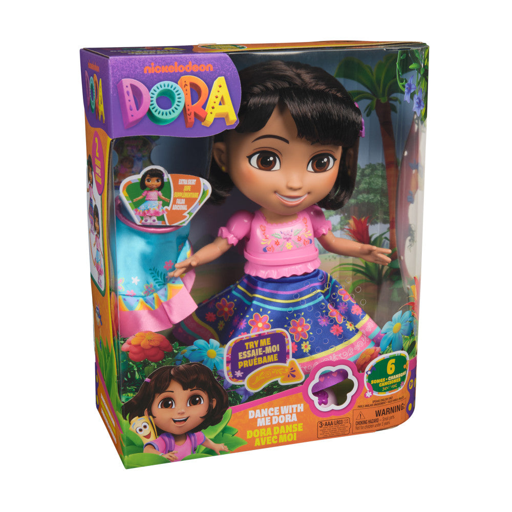 Dora Baila Conmigo – muñeca bailarina interactiva con música y frases bilingües | +3 años