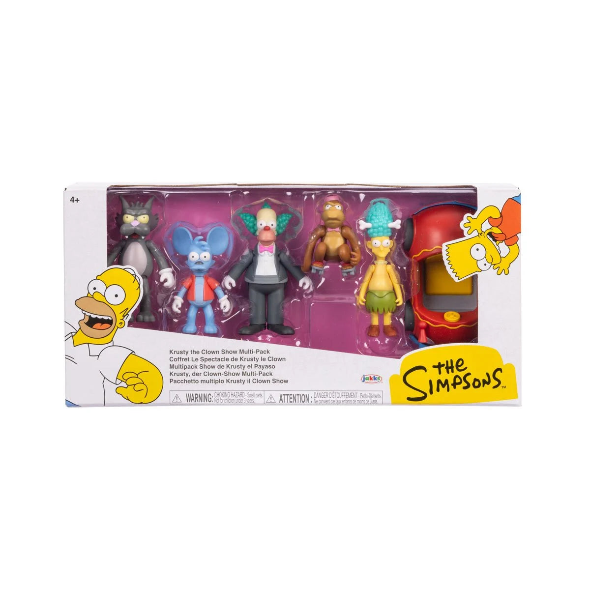 Los Simpson – multipack El Show de Krusty el Payaso, 6 piezas 2.5 pulgadas | 4+ años