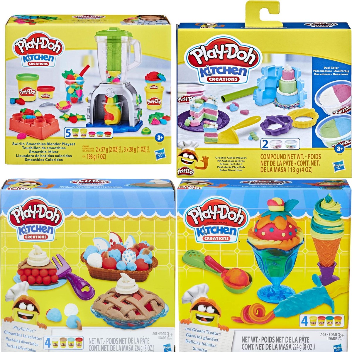 Play-Doh Kitchen Creations Pasteles Divertidos (Frost 'n Fun Cakes)