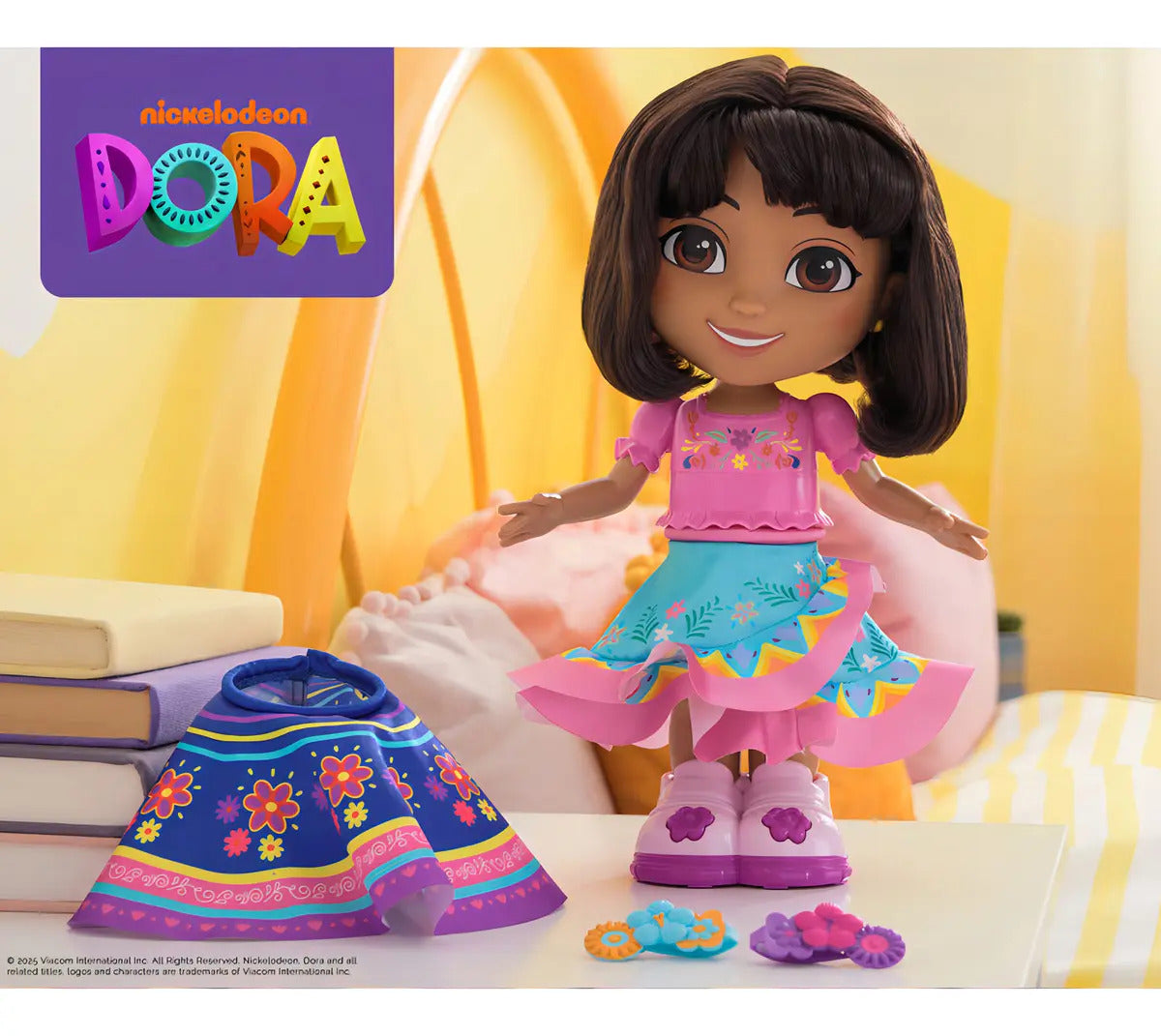 Dora Baila Conmigo – muñeca bailarina interactiva con música y frases bilingües | +3 años