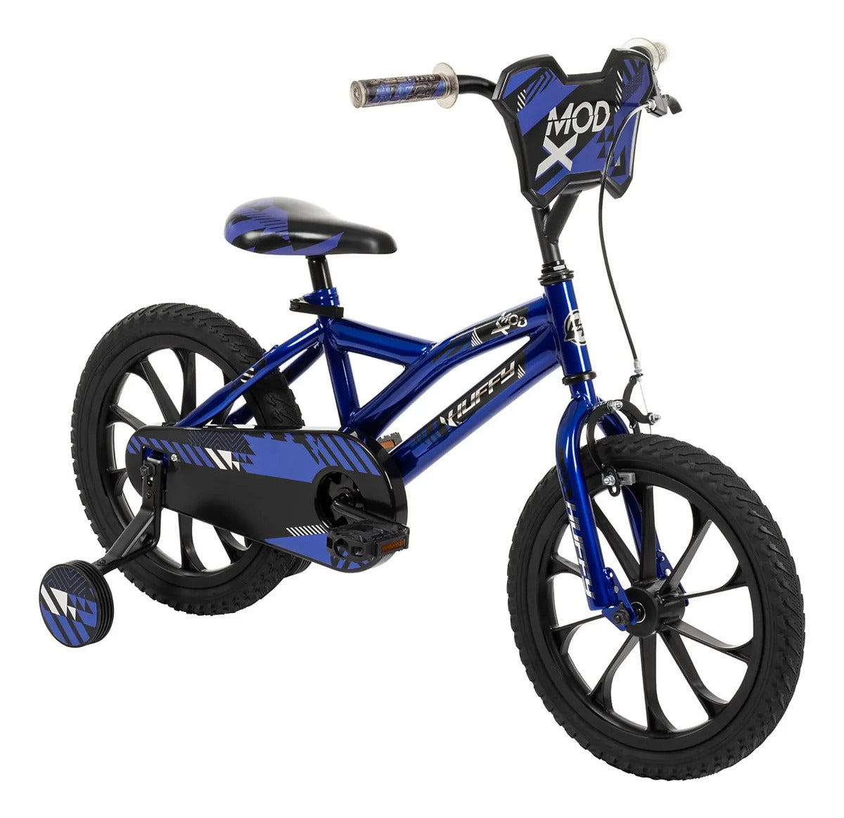 Bicicleta Infantil Huffy MOD X Rodada 16 – Azul con Llantas de Entrenamiento