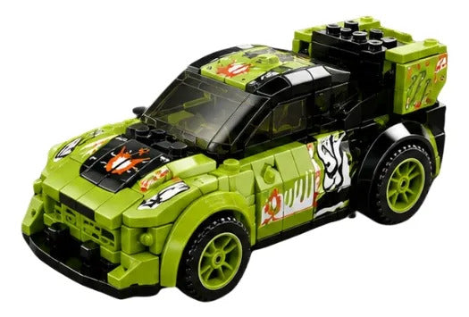 Bloko Loko Emerald Racer 3 en 1 – Set de Construcción 230 Piezas, Vehículos | +6 años