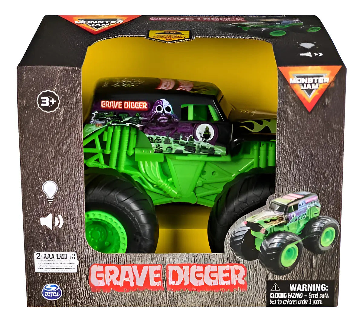 Monster Jam Vehiculo con Luces y Sonido 1:24 Surtido