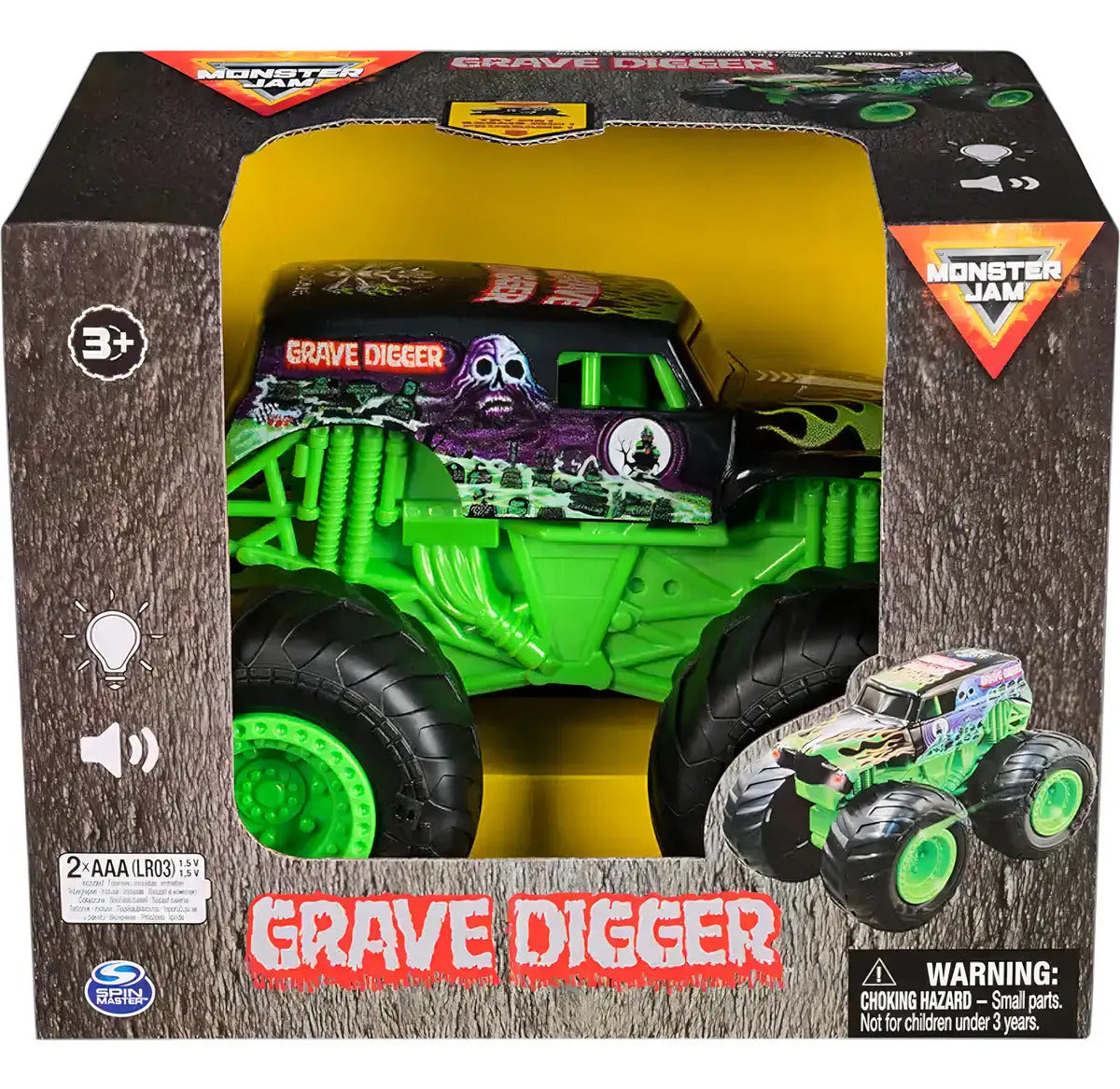 Monster Jam Vehiculo con Luces y Sonido 1:24 Surtido