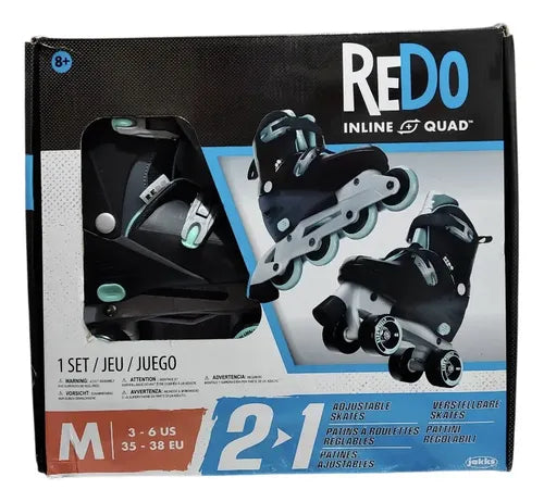ReDo Patines Ajustables (talla 23.5 a 25.5 cm)