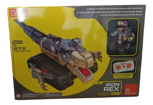Bloko Loko Rex de Hierro - Set de Construcción Dinosaurio 879 Piezas