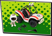 Pinypon Action Mini Buggy Espacial – coche con figura astronauta y 4 accesorios | +4 años
