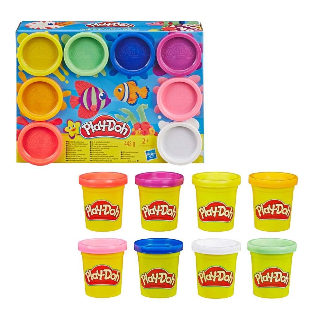 Play-Doh Paquete de 8 latas de masa (colores surtidos)