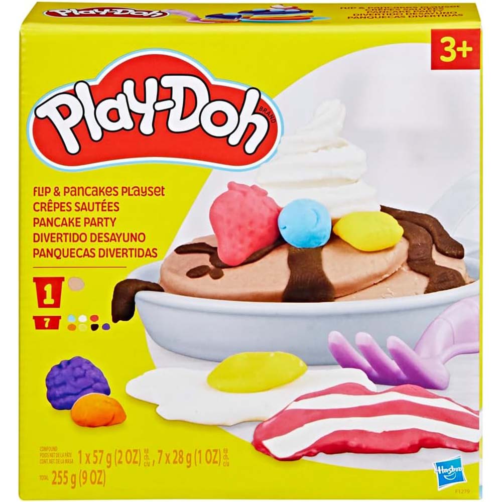 Play-Doh Kitchen Creations Deliciosos Desayunos (set de hotcakes voladores)