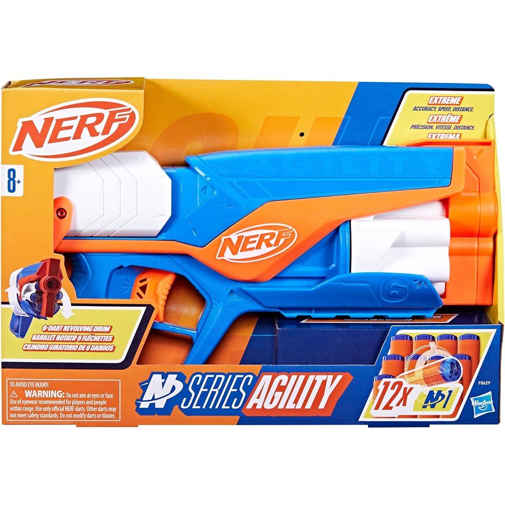 Nerf N-Series Agility - Lanzador con 12 dardos