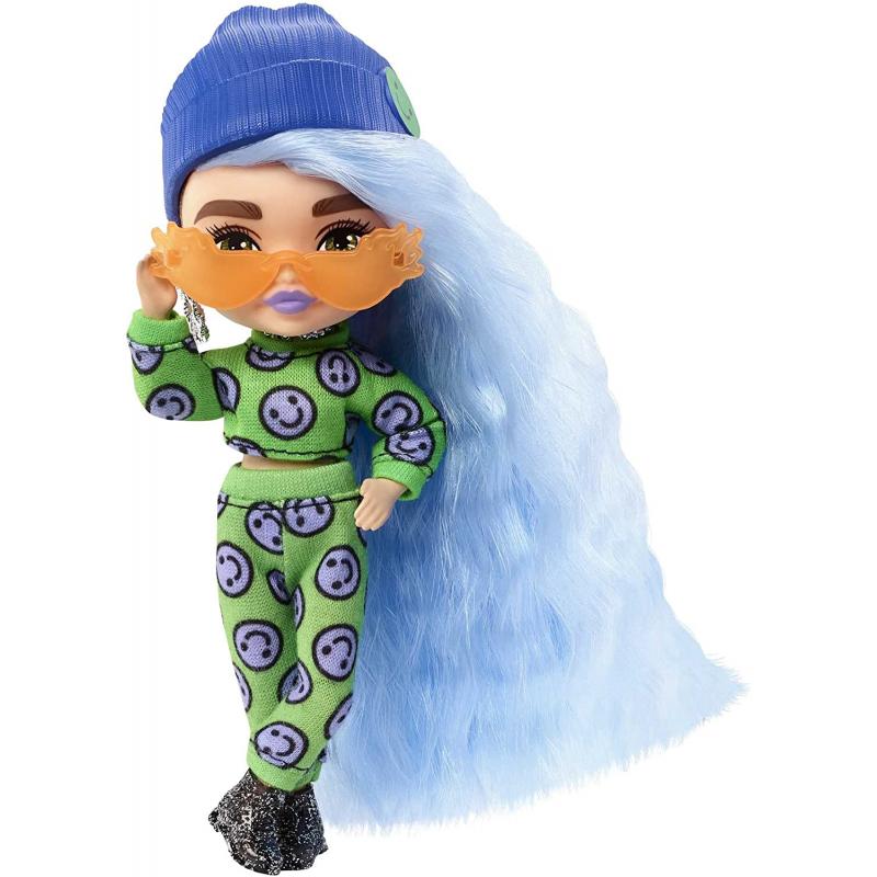 Barbie Extra Minis Muñeca con Pelo Azul Hielo