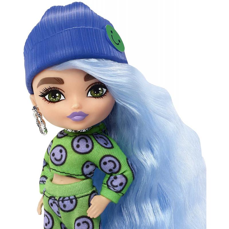 Barbie Extra Minis Muñeca con Pelo Azul Hielo
