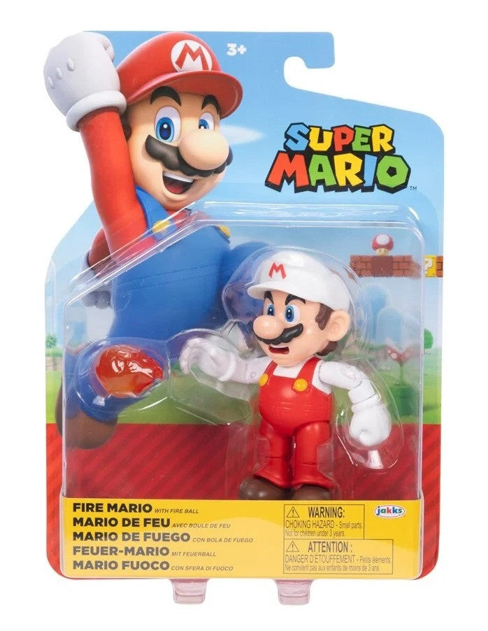 Super Mario - Figura Articulada 10 cm (4 pulgadas) - Surtido