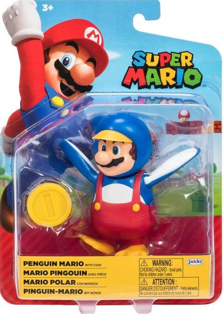 Super Mario - Figura Articulada 10 cm (4 pulgadas) - Surtido