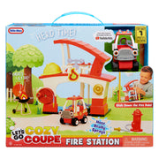 Little Tikes Let's Go Cozy Coupe Estación de Bomberos – con camión y boca de incendios | 3+ años