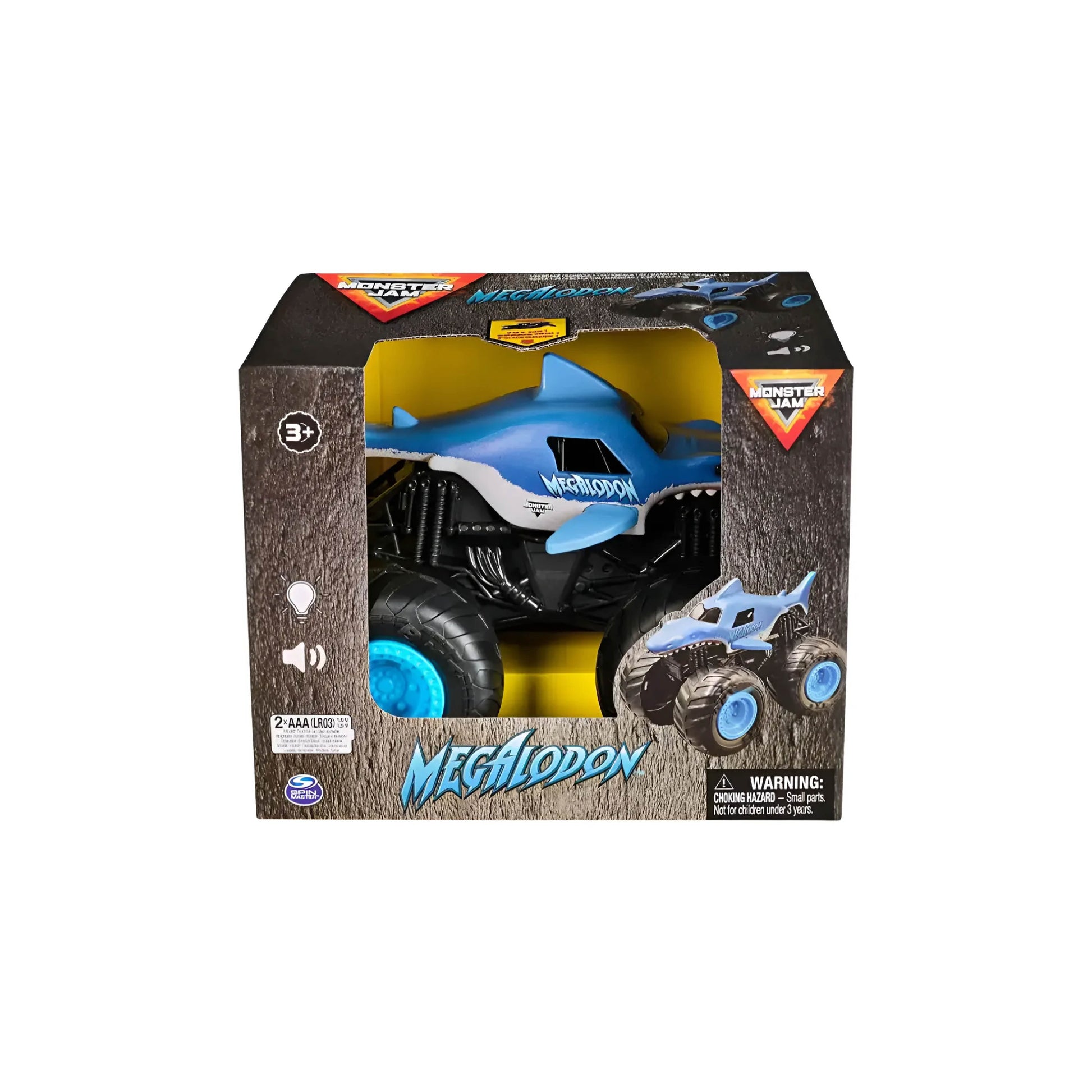 MONSTER JAM VEHICULO CON LUCES Y SONIDO 1:24 SURTIDO