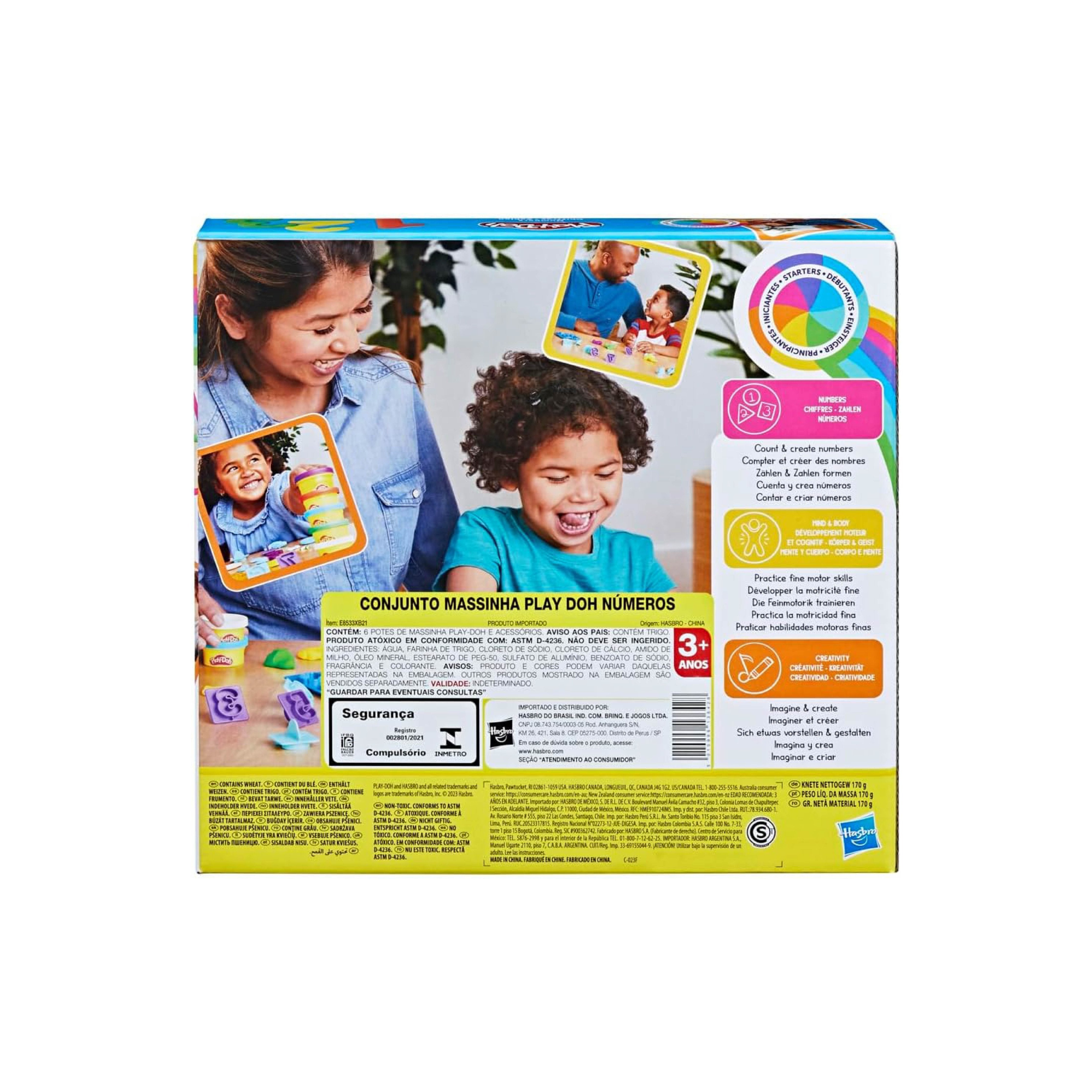 PLAY DOH NUMEROS FUNDAMENTALES