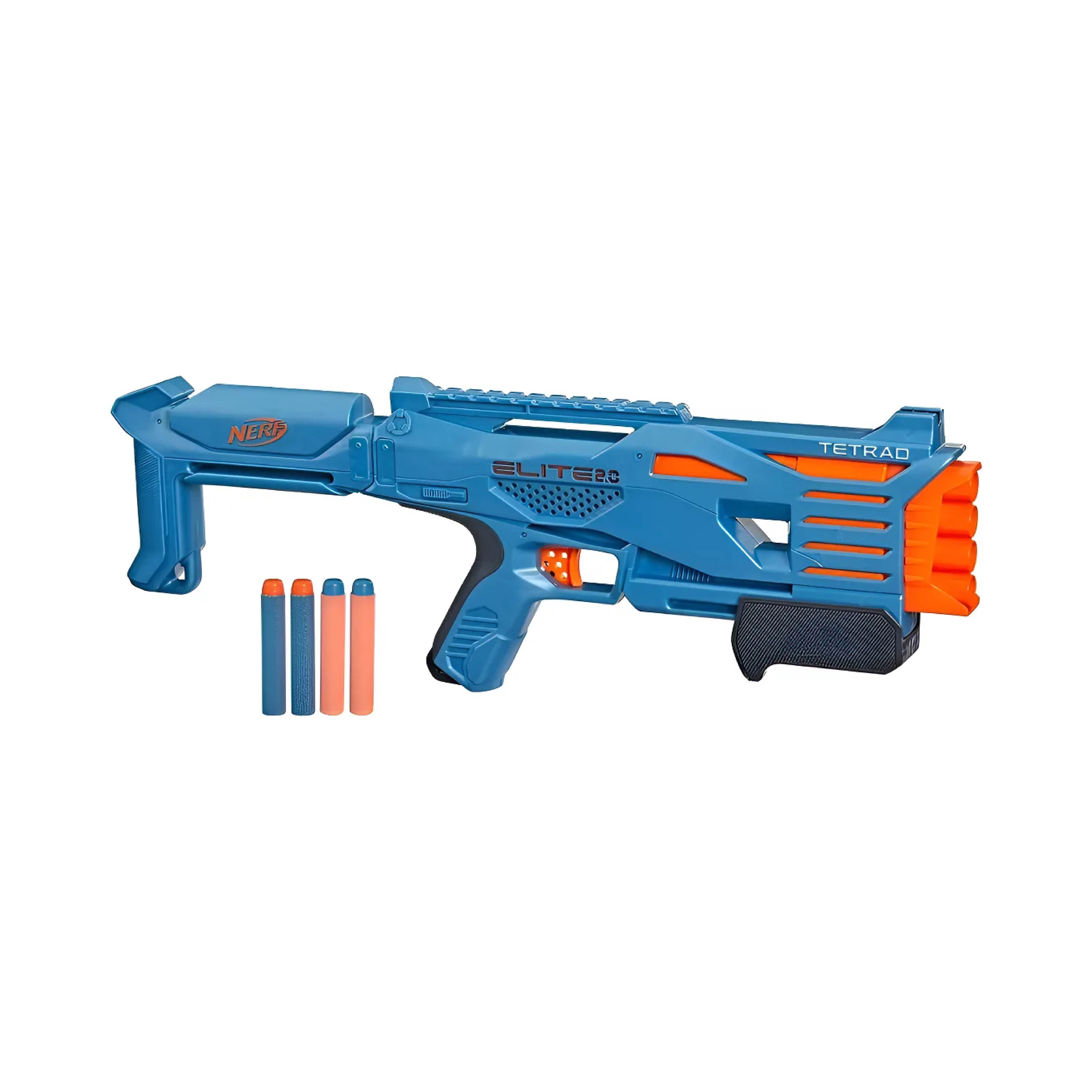 NERF ELITE 2.0 TETRAD QS-4 CAÑONES