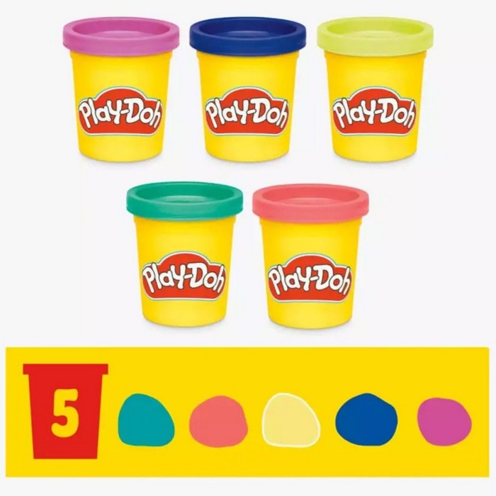 Play-Doh Set Actividades Escolares – masa, sellos de números y cortadores | +3 años