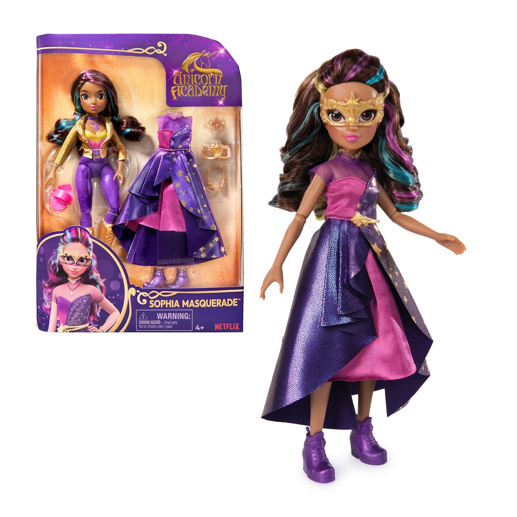 Unicorn Academy Muñeca Sophia de Lujo 24 cm (Netflix)